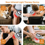 Tacbyz lampe rouge après exercice, muscles détendus et récupération.