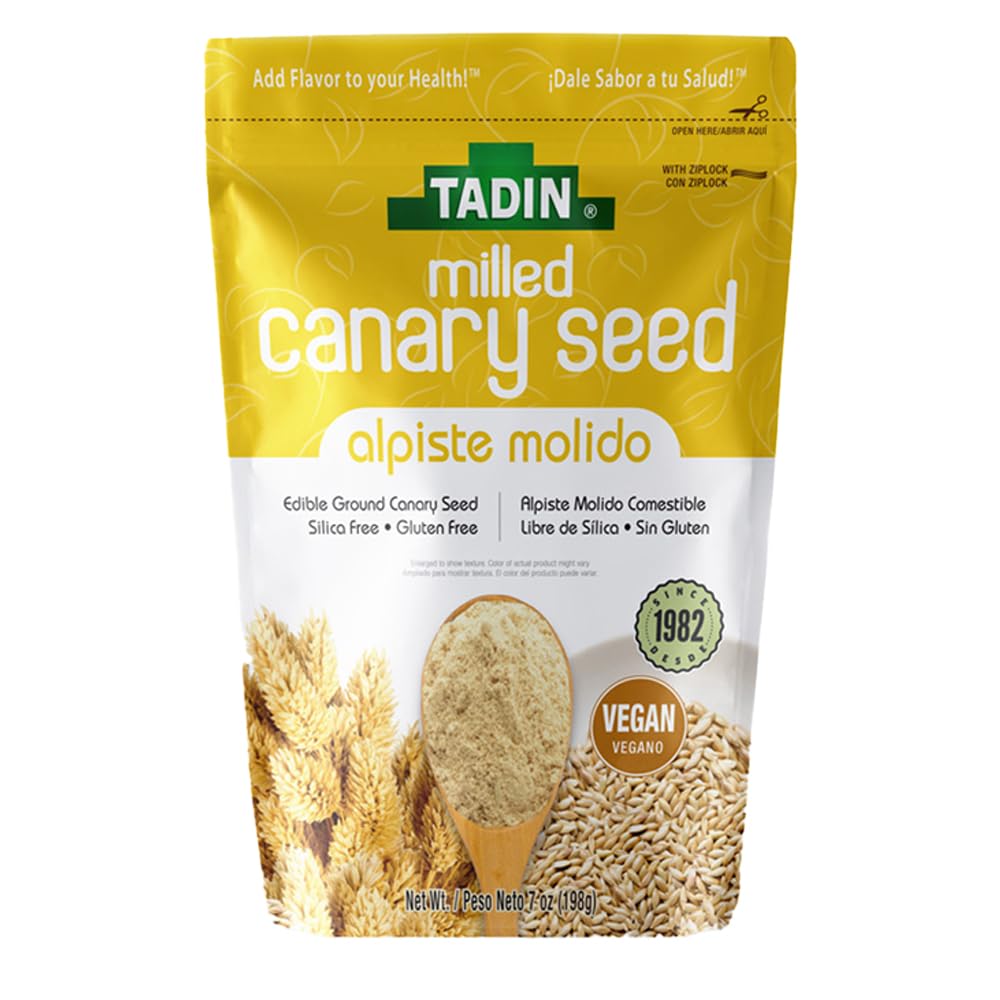 Tadin: graines de canari moulues dans une bouteille prête à l'emploi