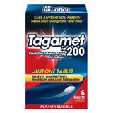 Tagamet HB 200 mg – bouteille visible, prévient et soulage les brûlures d'estomac.