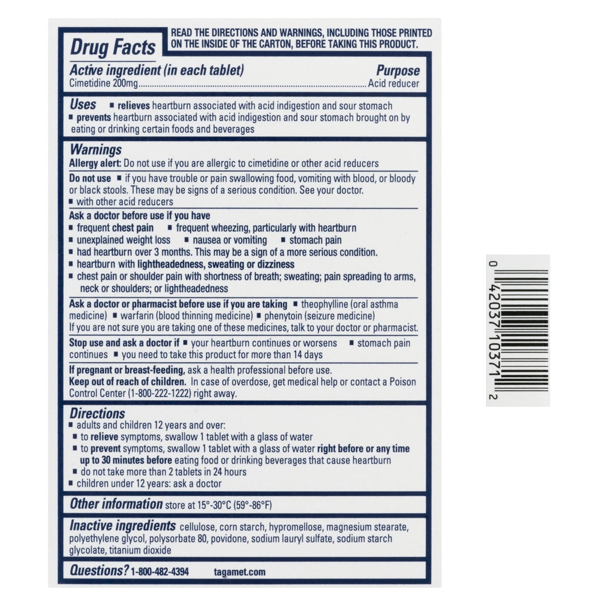 Tagamet HB 200 mg – histoire de confiance pour des repas plus sereins.