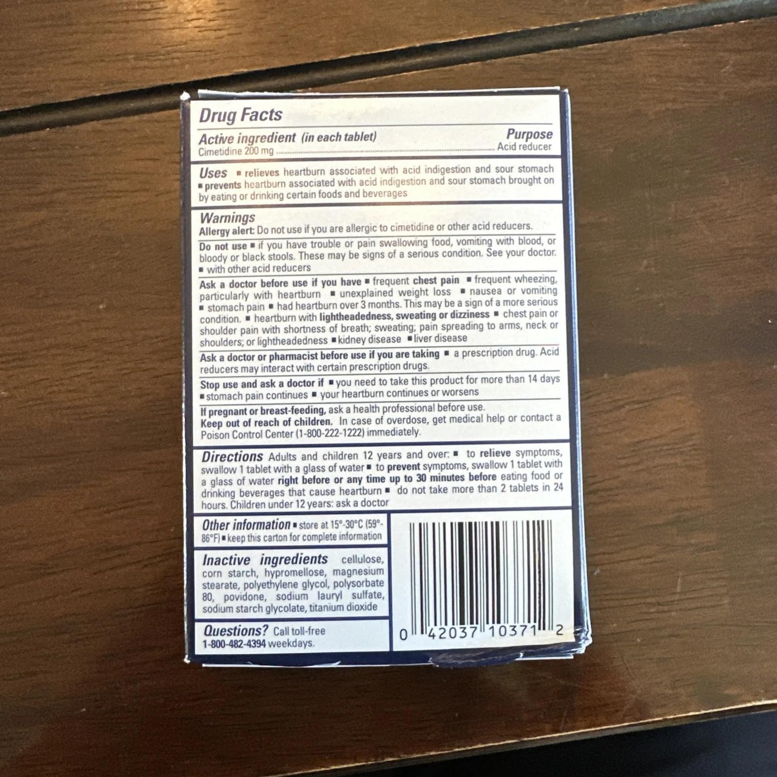 Tagamet HB : emballage voyage pratique avec pilules faciles à transporter pour brûlures d'estomac