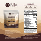 Poudre protéine chocolat naturelle sucrée au fruit du moine, douceur naturelle