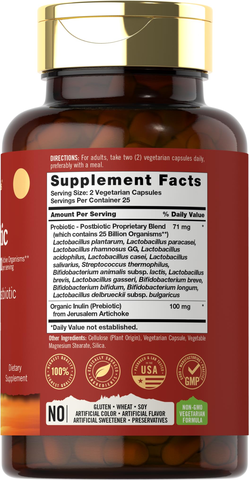 Tahoe Nutritionals 25 milliards cfu - complément efficace pour la digestion.
