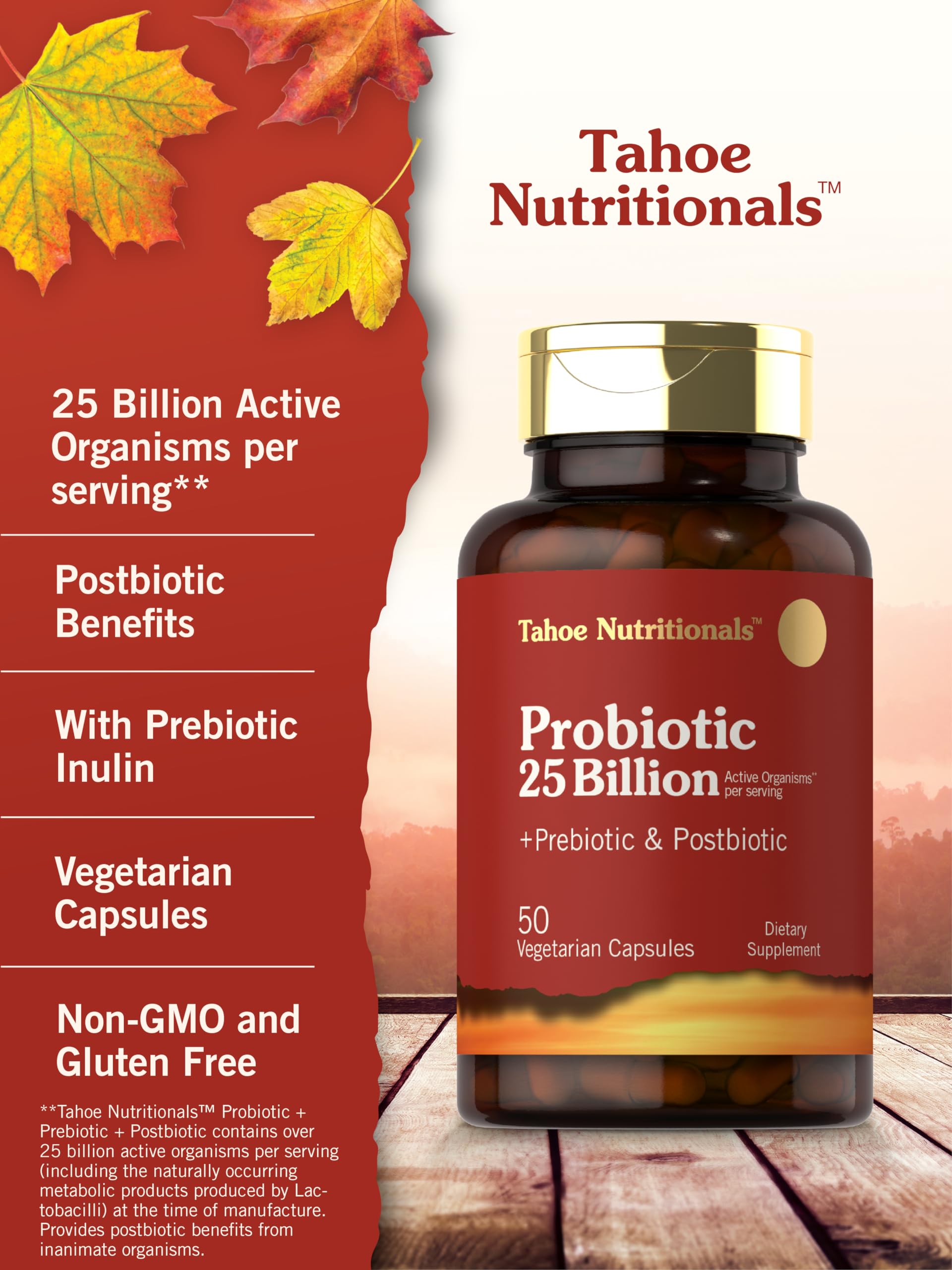 Tahoe Nutritionals formule vegetarienne non-gmo - option saine et sans OGM.