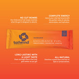 Tailwind Nutrition Endurance Fuel - mandarine orange, goût léger et hydratation efficace en course.
