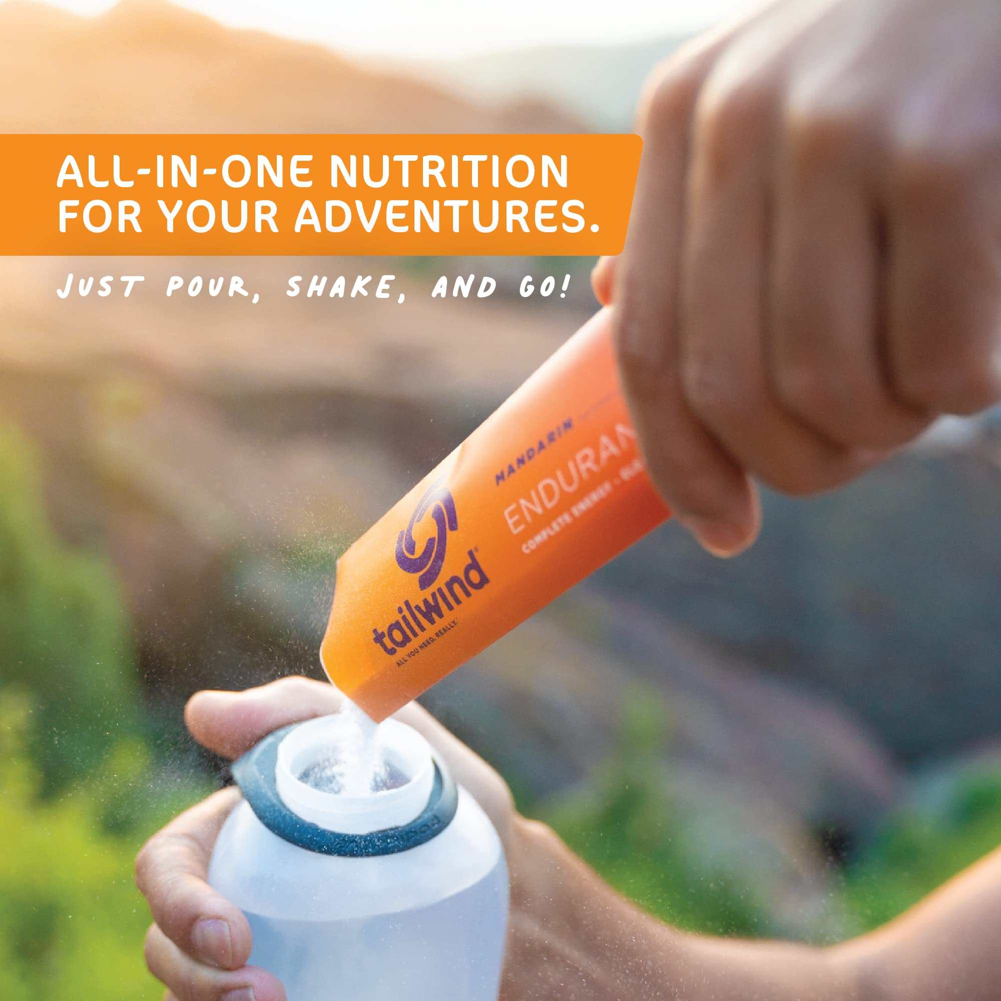 Tailwind Nutrition Endurance Fuel - parfum mandarine-orange, boisson agréable pendant l'entraînement.