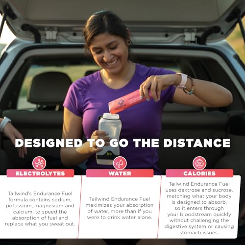 Tailwind Nutrition Endurance Fuel — poudre se dissolvant clairement dans l eau