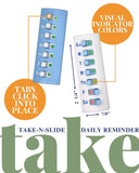 Take-n-Slide gestion des routines matin et soir pour clarifier les prises.