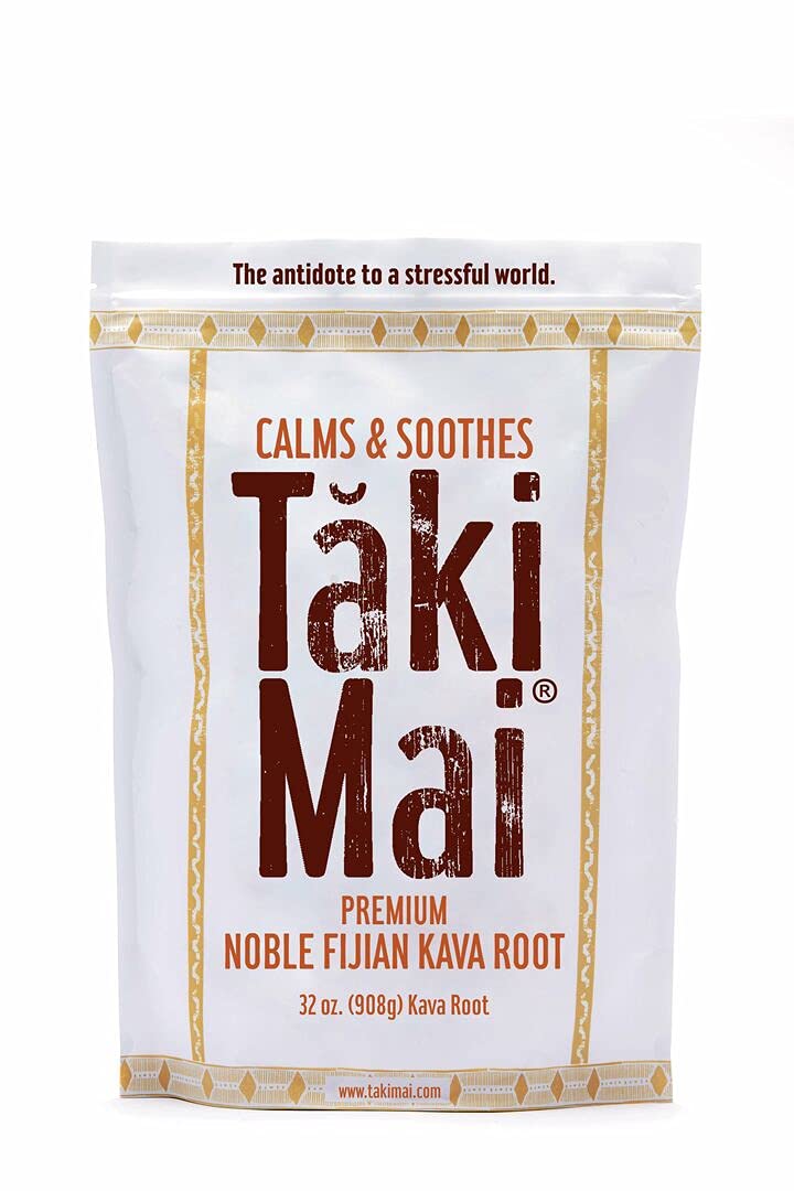Taki Mai Noble Kava poudre emballage: simplicité et pureté pour votre rituel.