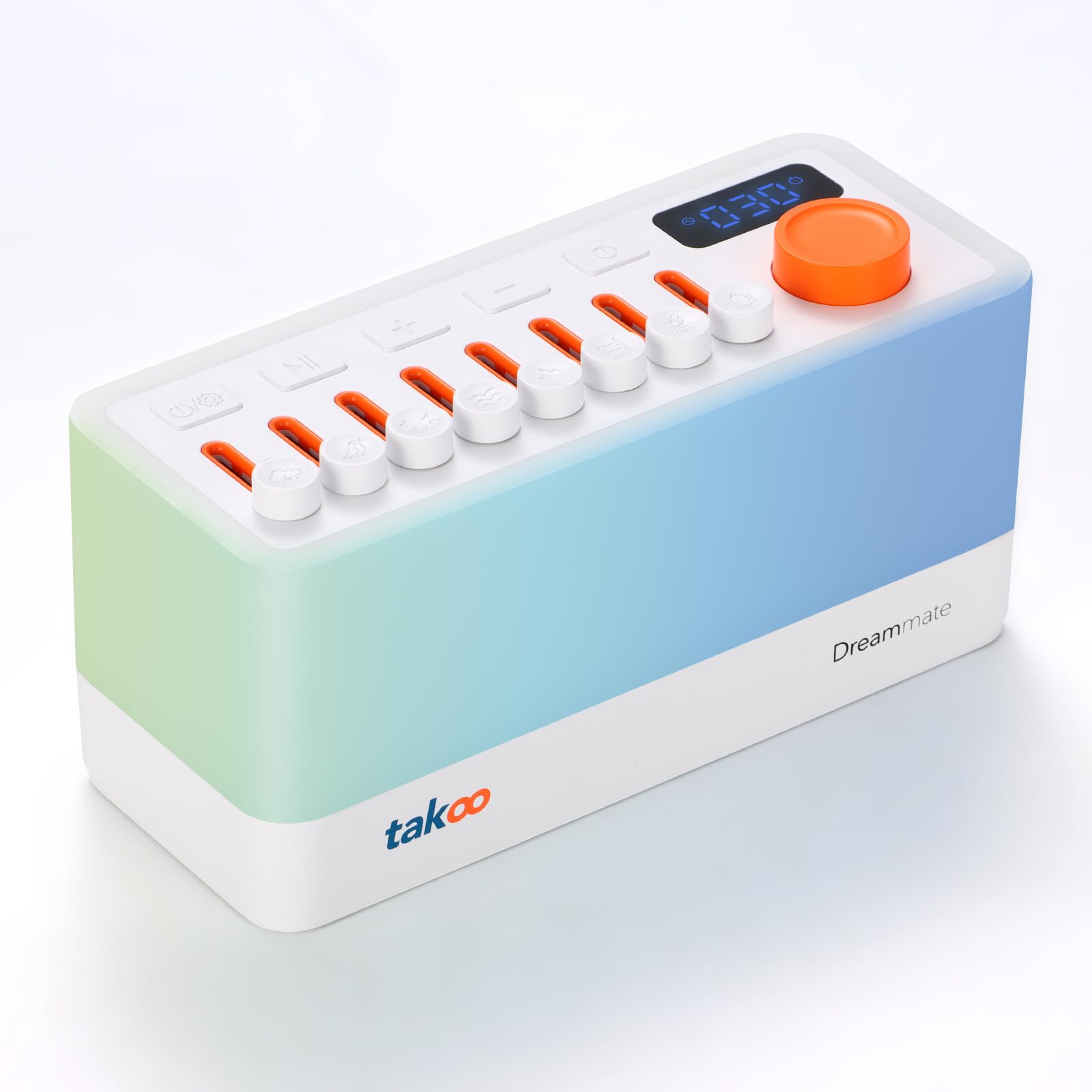 TAKOO 3-en-1 avec mélange de 8 sons naturels pour l'ambiance sommeil.