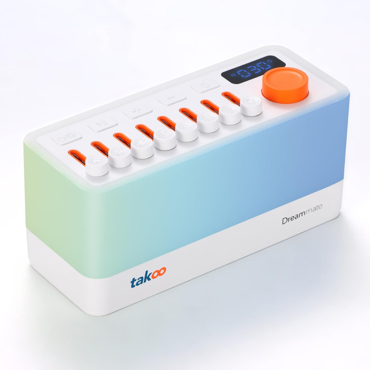 TAKOO 3-en-1 avec mélange de 8 sons naturels pour l'ambiance sommeil.