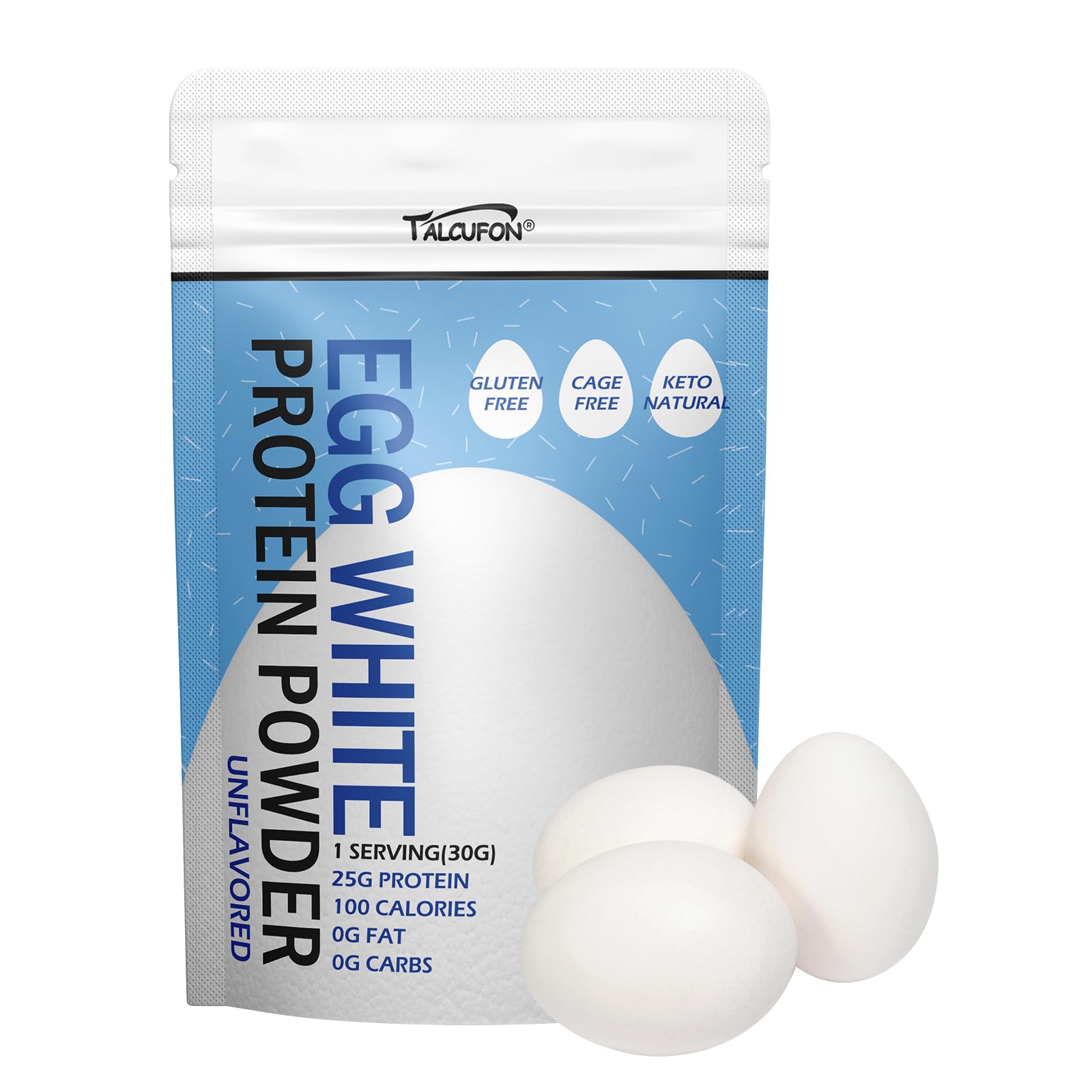 Poudre Talcufon protéine œuf blanc, source pure de protéines pour vos recettes