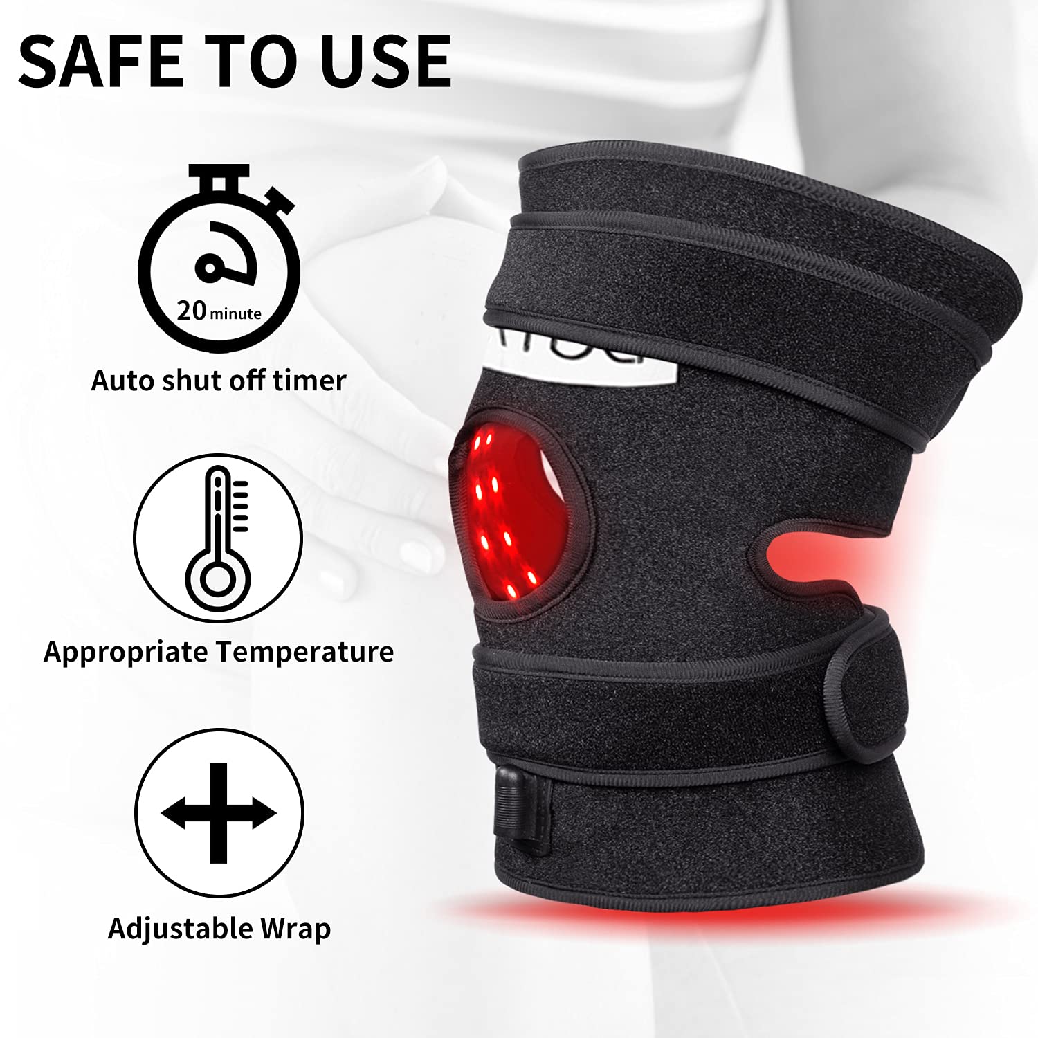 Talsafe utilisation genou confort, expérience douce et pratique à domicile