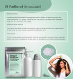 Flacon Panthénol de Talsen Chemicals, soin hydratant quotidien pour cheveux et peau.