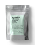 Poudre Provitamine B5 de Talsen Chemicals, hydratation pour peau et cheveux.