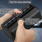Boîtier noir TALVOLC M durable pour médicaments discrets