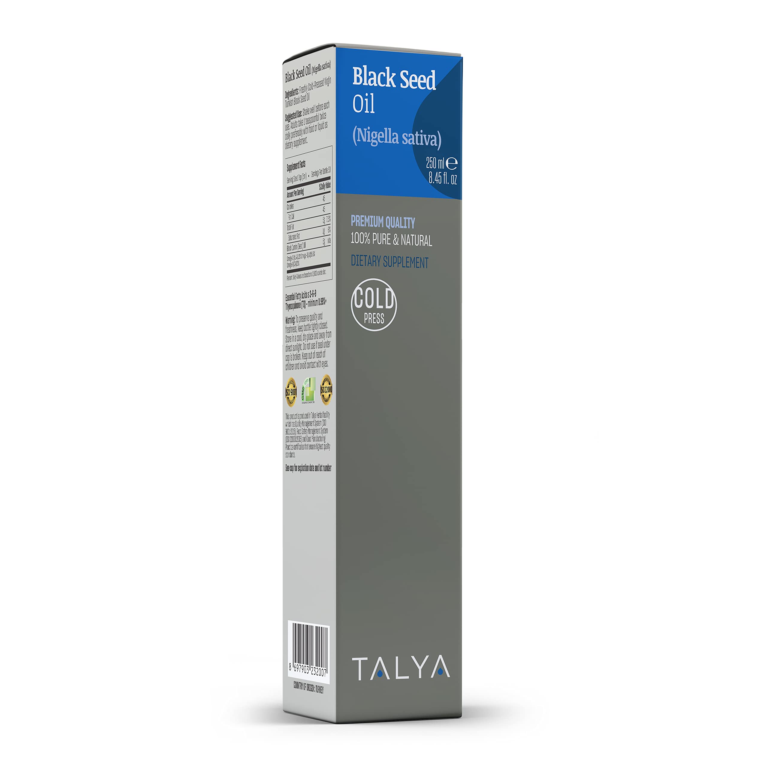 Talya huile noire – soin cheveux potentiel pour plus de tonus et brillance.
