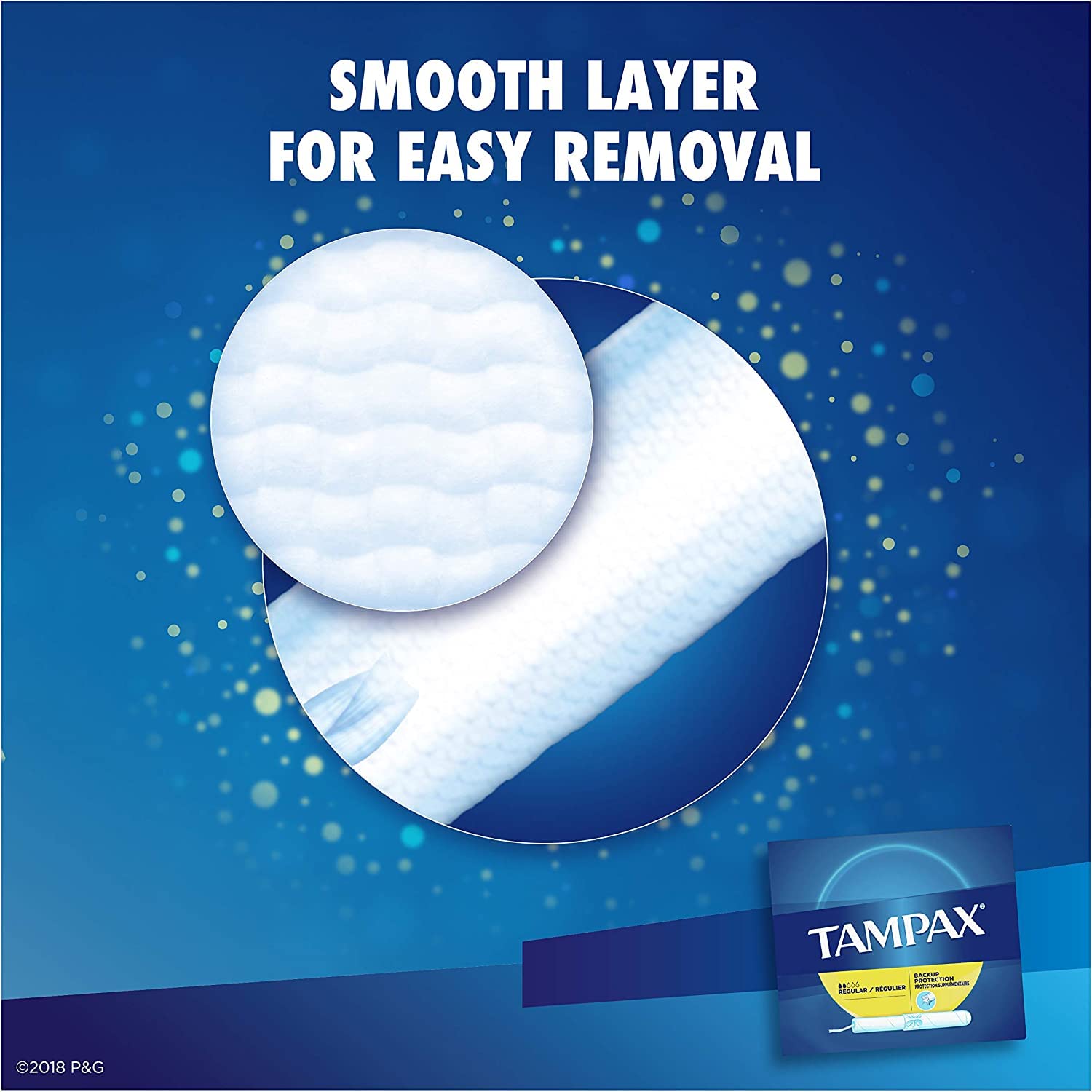 Applicateur en carton Tampax Cardboard Regular pour une insertion facile.