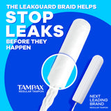 Tampon Tampax Compact Pearl sans parfum pour plus de confort.