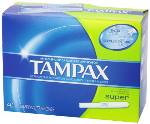 Tampon Tampax avec étui robuste pour un stockage sûr et discret.