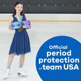 Tampax Pearl avec bande anti-fuites LeakGuard pour prévenir les fuites