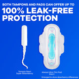 Confort tout au long de la journée avec Tampax Pearl.