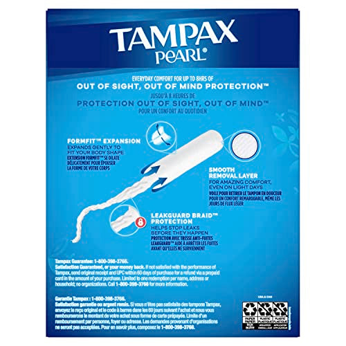 Tampons Tampax Pearl − FormFit qui s’adapte à votre morphologie.
