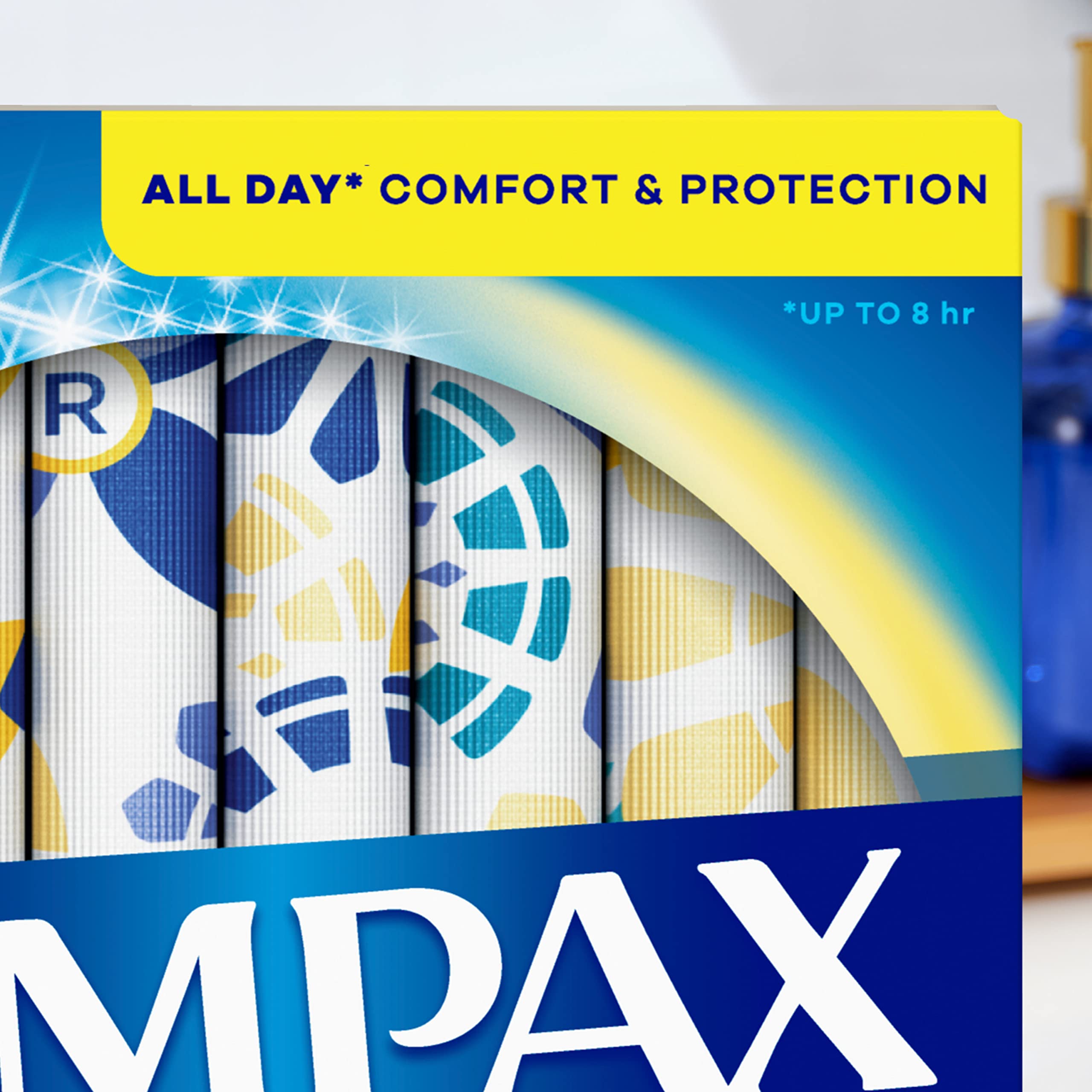 Tampons Tampax Pearl − couche de retrait lisse pour un retrait doux.