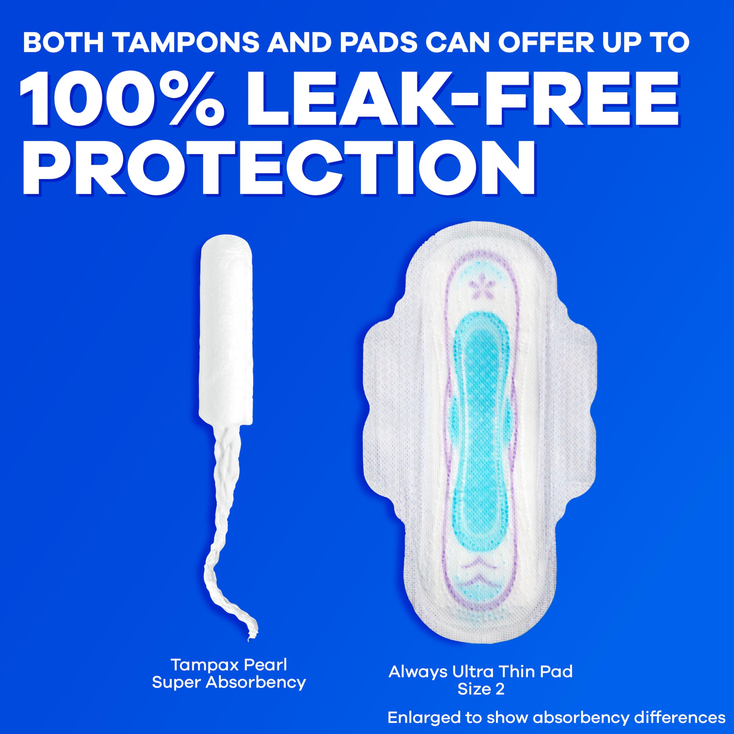 Tampon Tampax Pearl pratique pour les activités quotidiennes
