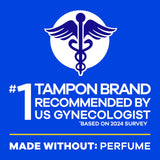 Tampax Protection Huit Heures pour un confort durable.