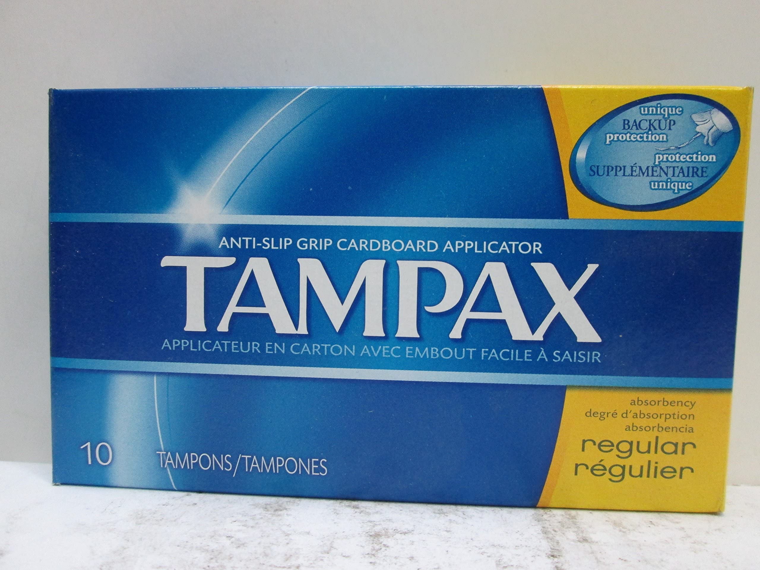 Tampax Regular applicateur en carton avec embout lisse