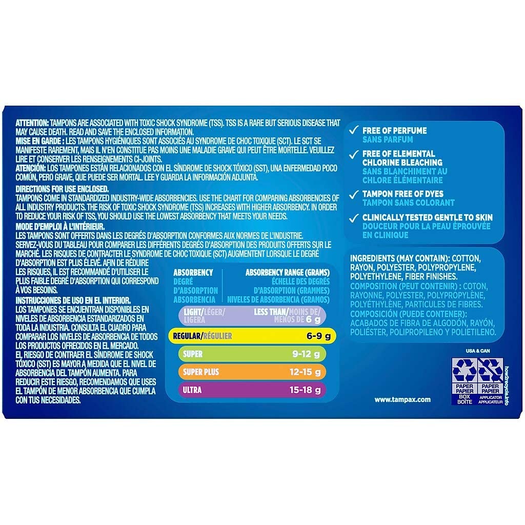 Tampax Regular expansion douce pour un ajustement personnalisé