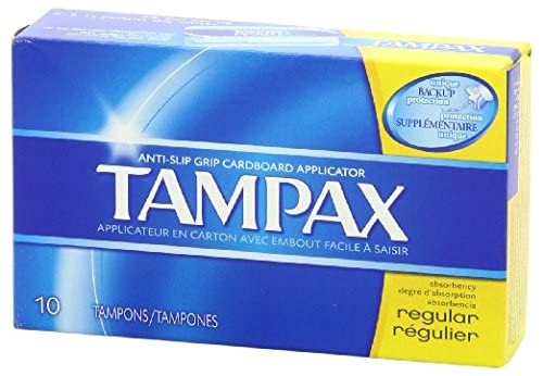 Tampax Regular prise anti-glissement assure une insertion fiable