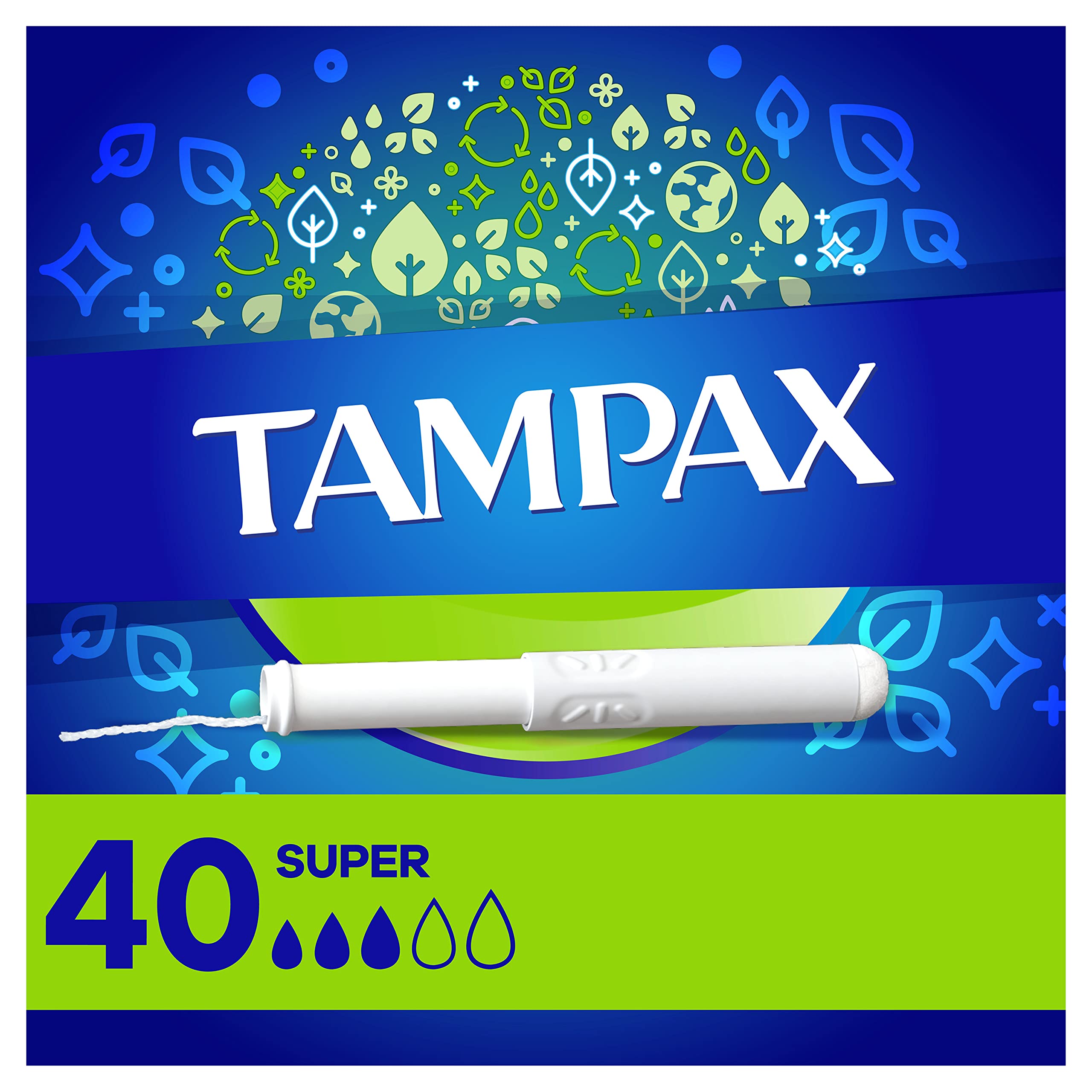 Tampons Tampax dispositif anti-fuite pour prévenir les pertes.