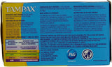 Tampons Tampax Absorbance Régulière, applicateur plastique discret.