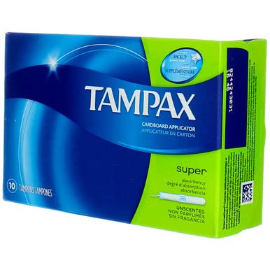 Tampons Tampax Super jetables : hygiène fiable et manipulation simple en voyage.