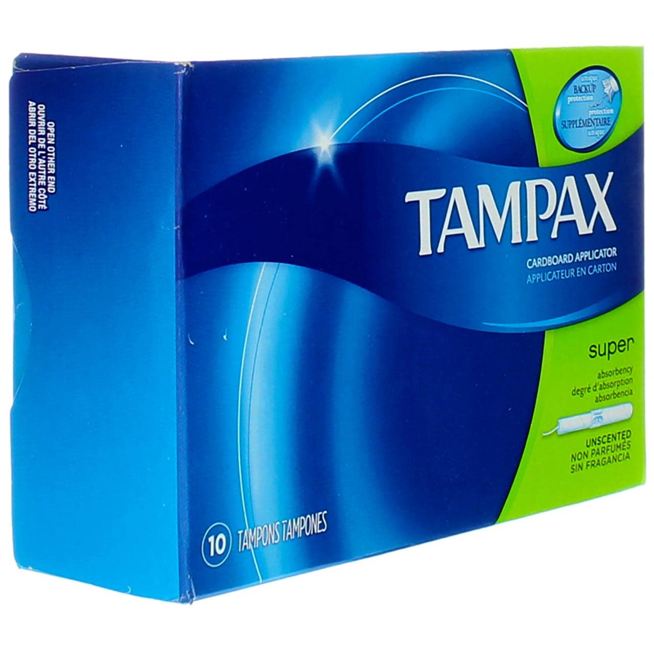 Tampons Tampax Super jetables : usage quotidien efficace et hygiène simplifiée.