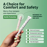 Tampon Tribe: coton biologique certifié pour une expérience hypoallergénique.