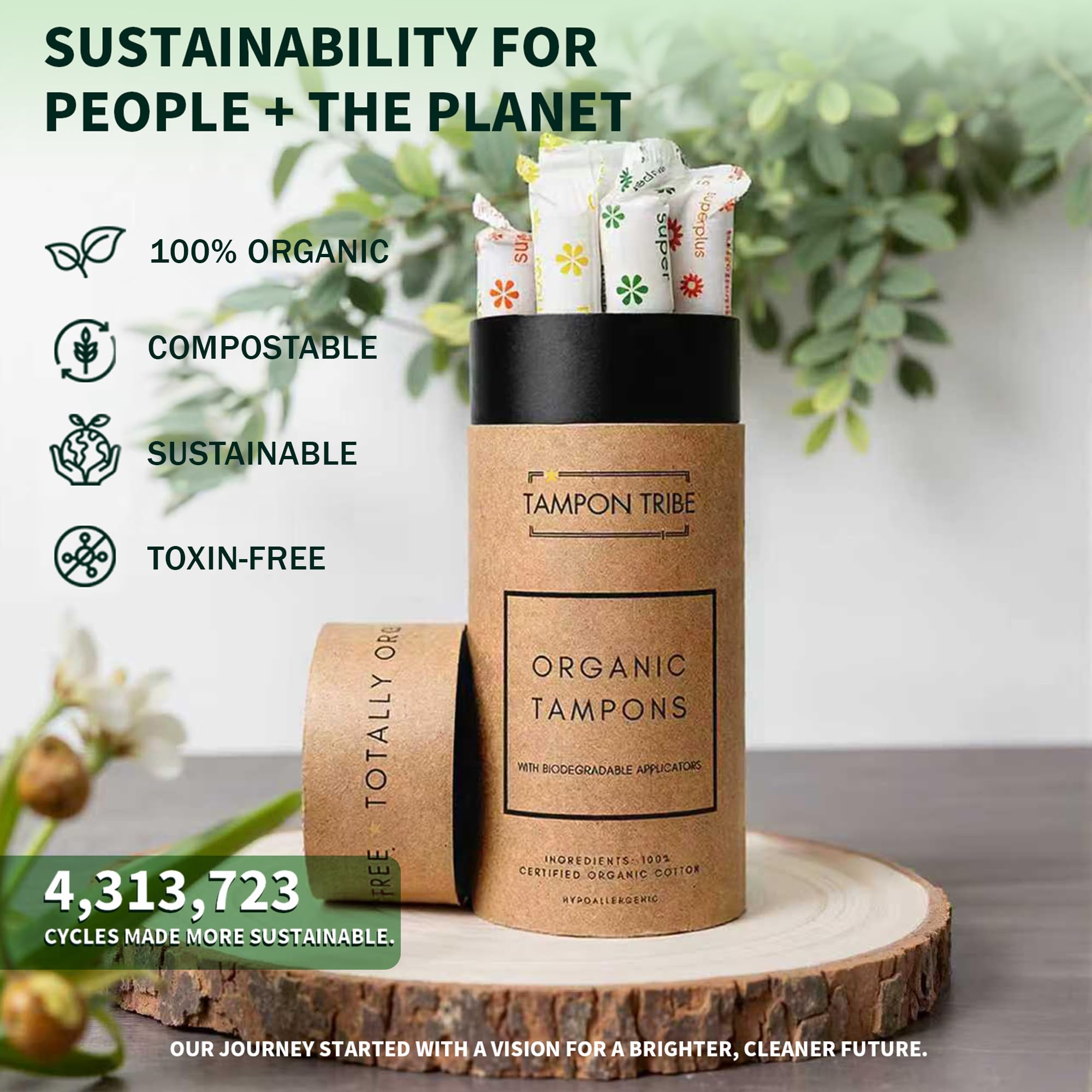 Tampon Tribe: utilisation quotidienne fiable pour une protection discrète et confortable.