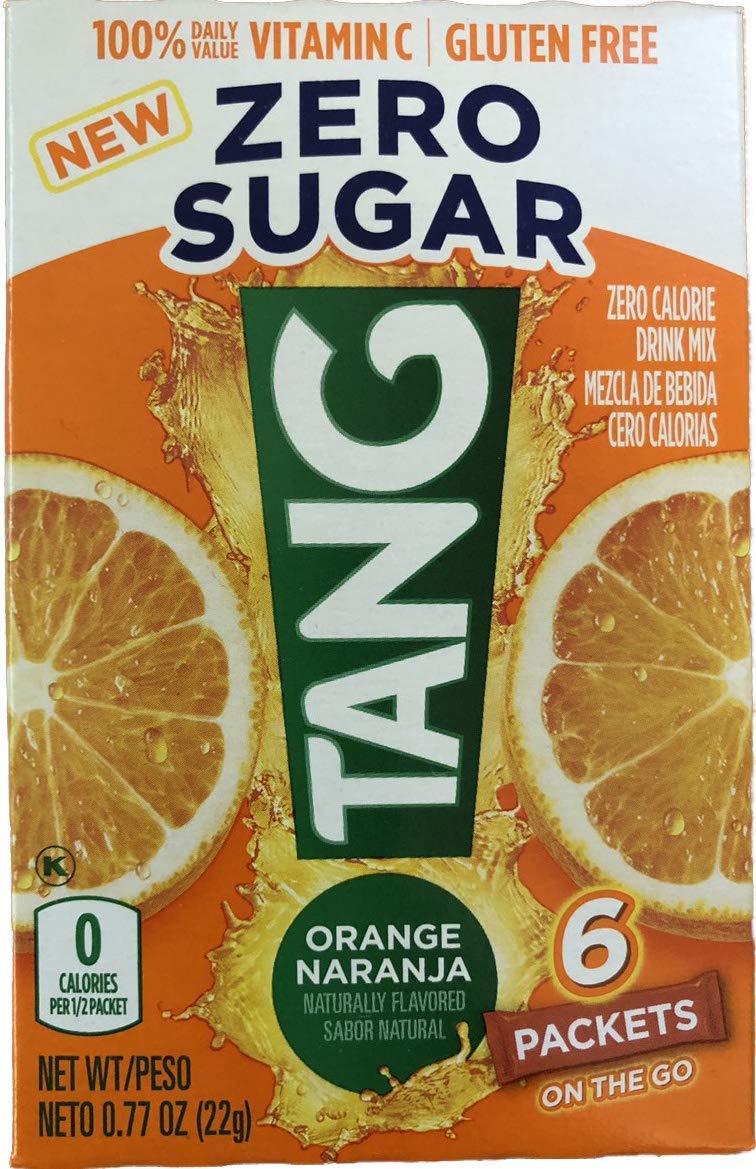 Tang en déplacement - sachets orange pour une hydratation pratique et vitamine C