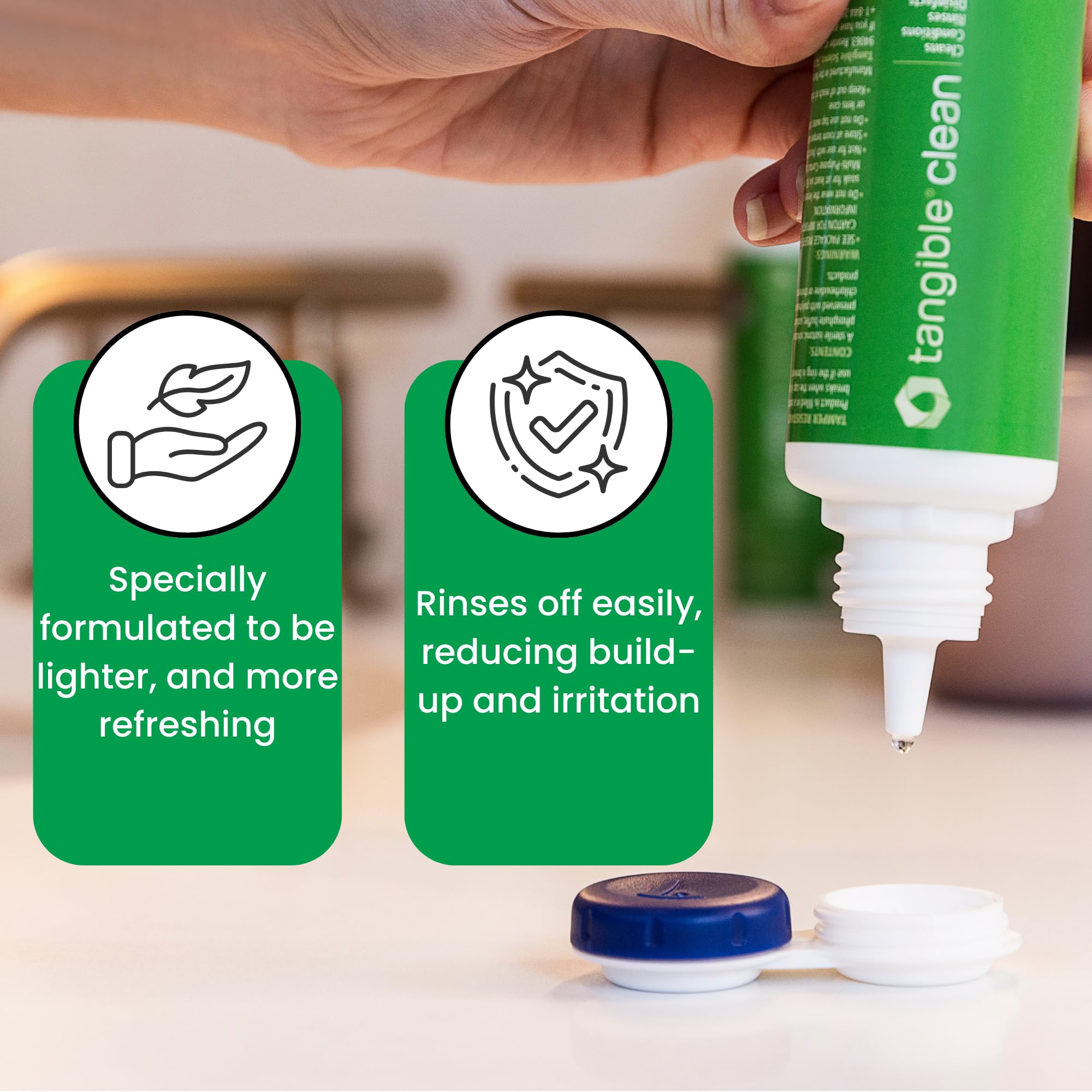 Tangible Clean, élimination des dépôts et débris pour une vision claire