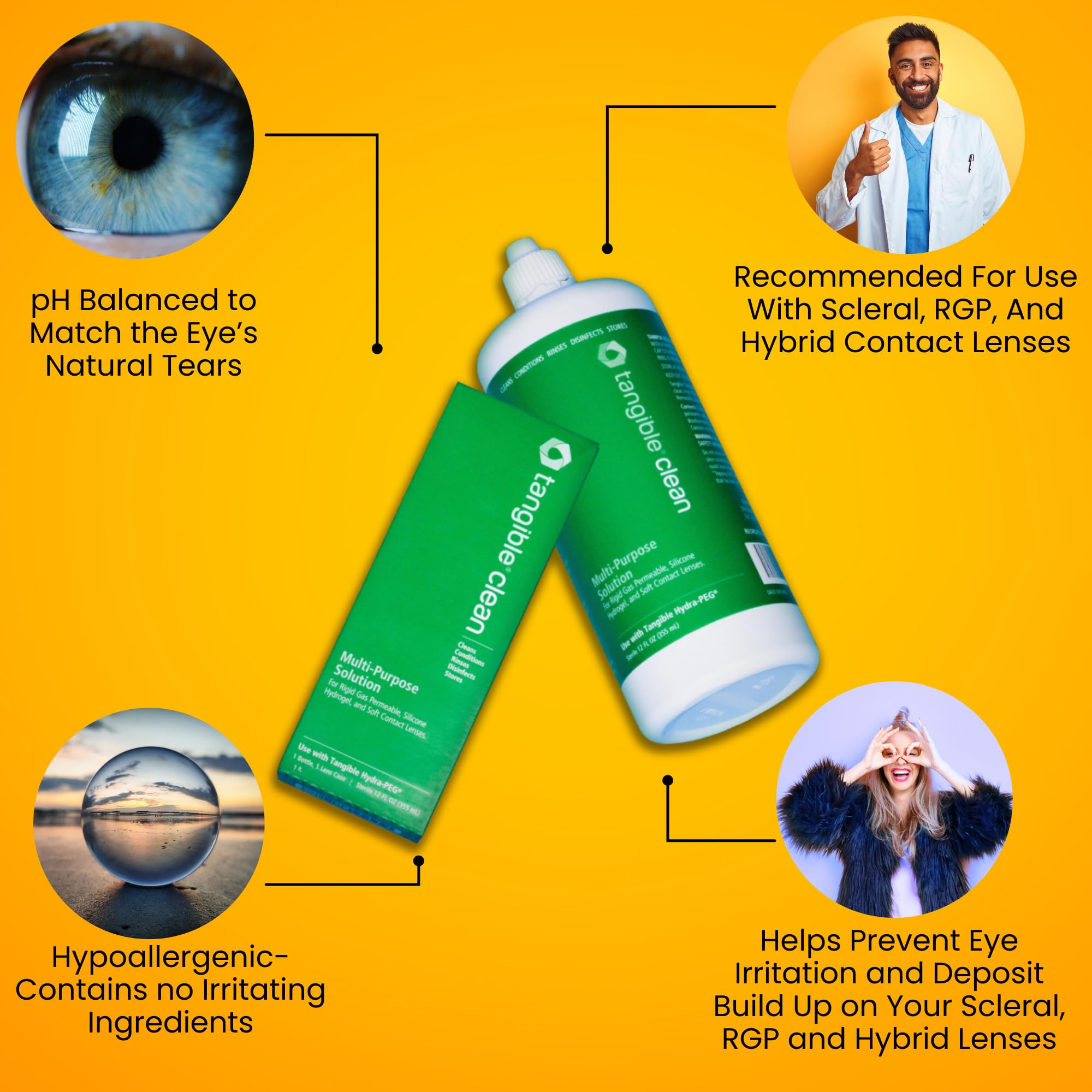 Tangible Clean, routine quotidienne simplifiée pour toutes les lentilles
