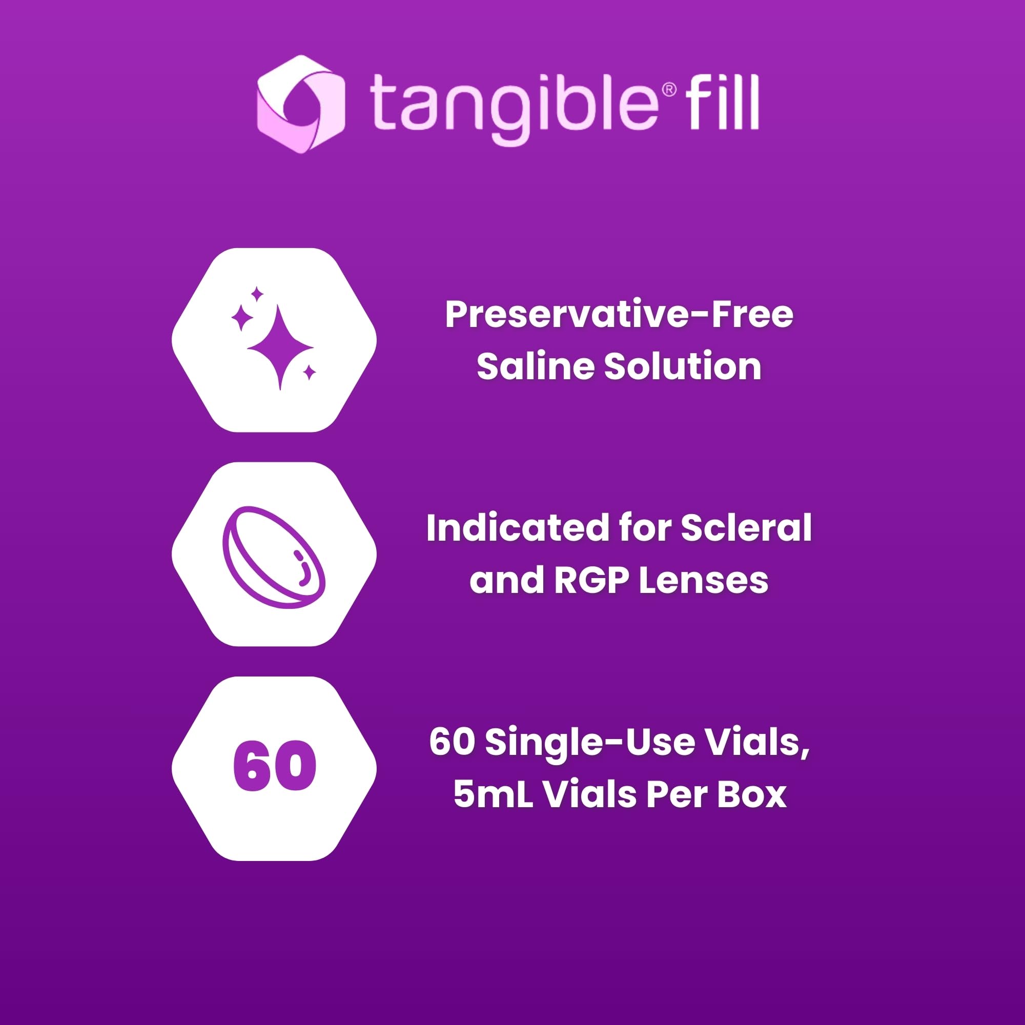 Tangible Fill : flacons 5 ml du lot 60, pratique pour l’utilisation quotidienne.