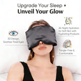 Masque Tangotok gris avec bande large reglable pour un ajustement sûr
