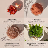 Tanova formulation hydratation à l'acide hyaluronique, peau plus souple.