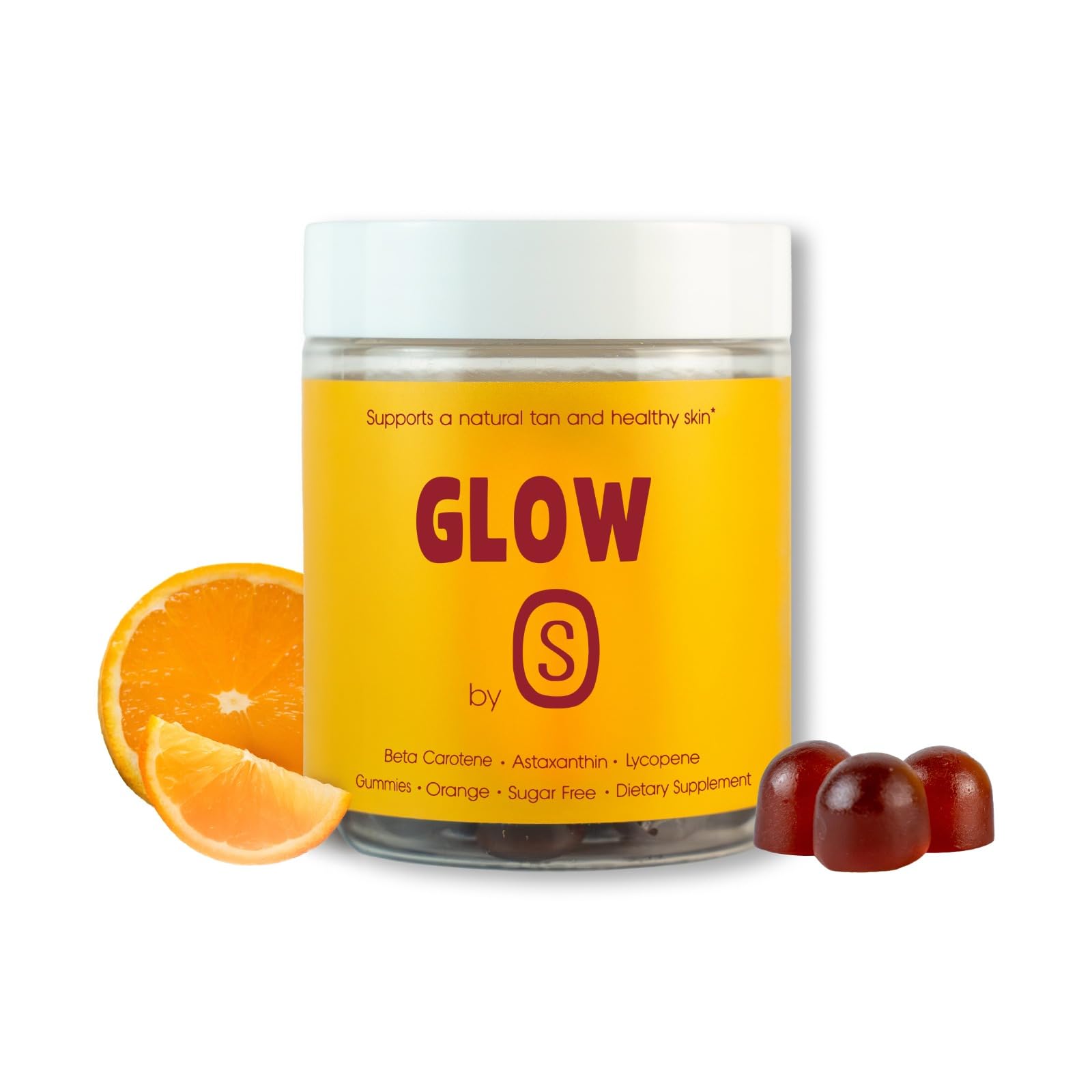 Gommes Tansolara avec astaxanthine pour un éclat naturel et uniforme.