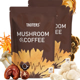 TAOTERS Café Champignon Cordyceps: énergie durable et concentration matinale.