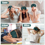 Tarpop-masque-yeux couleur vert fonce: allure discrète pour le sommeil.