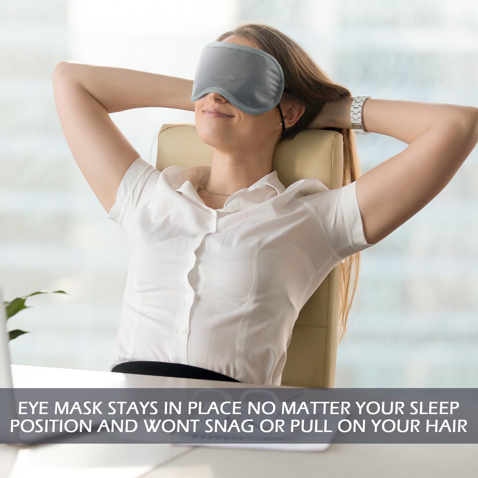 Idéal en voyage et jeux, masque Tarpop pour sommeil rapide.