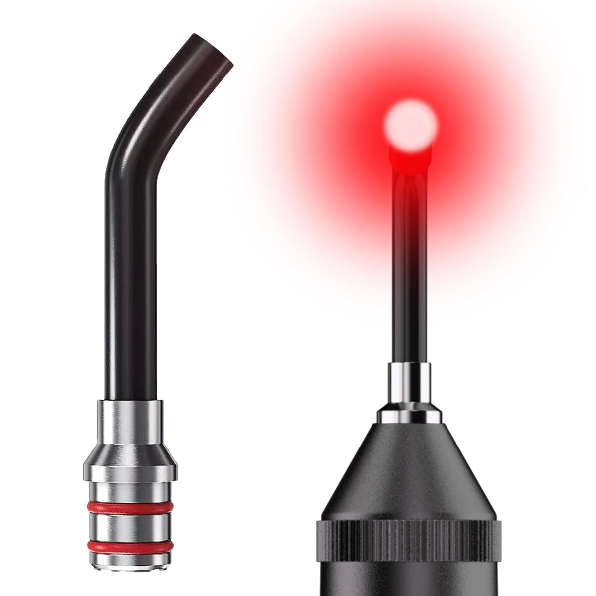 Tashi embout rouge Conduit pour douleur buccale, utilisé avec thérapie lumineuse.